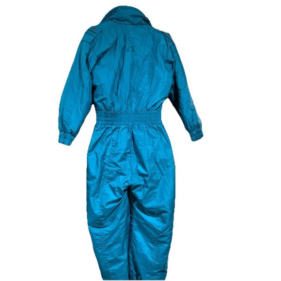 Vtg 90s CIMA Ski Suit One piece Snowsuit Snow Bunny Large Retro Womens 14 - Picture 11 of 12